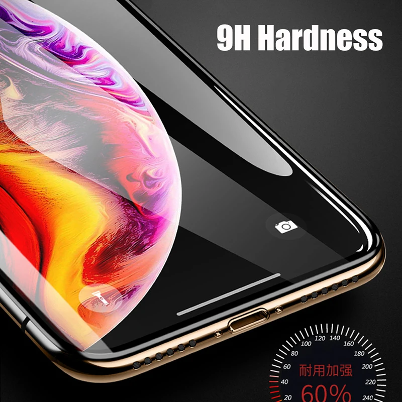 10D изогнутое закаленное стекло для iPhone XR защита экрана полное покрытие клеевое Защитное стекло для iPhone aifon xr x r rx пленка