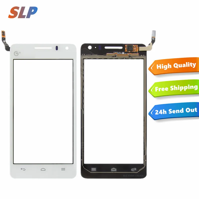White touch Skylarpu 4," дюймовый сенсорный экран для huawei U8950 Honor+ Ascend G600, U9508 Honor 2 Сенсорная панель сенсорного дисплея переднее стекло - Цвет: White touch