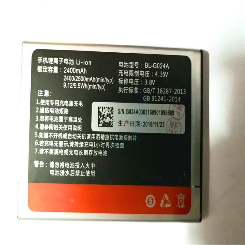 2400 мА/ч, BL-G024A Батарея для Gionee GN3002 GN3003 F100S F100A F100L F103B F100 F100SD F306 Батарея с держателем для телефона для подарка
