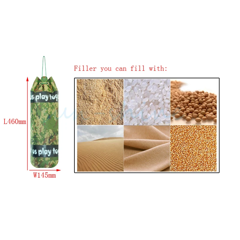 Hot sale boxing Sandbag toys Camouflage style High Quality PU leather (empty bag) | Игрушки и хобби