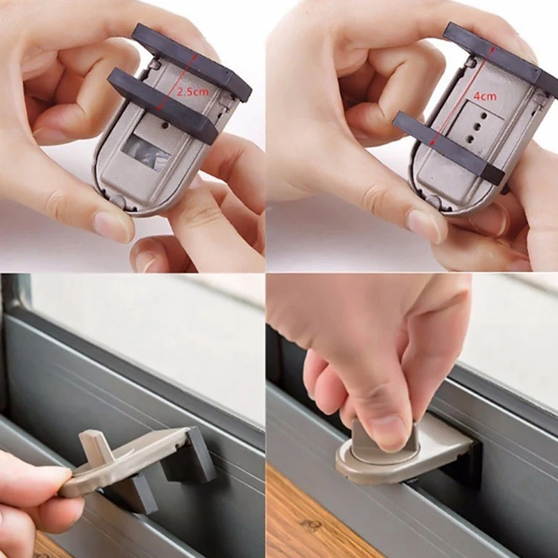 Sliding Door Anti-Theft Switch Lock Window Blocker Iron Child Doors | Обустройство дома