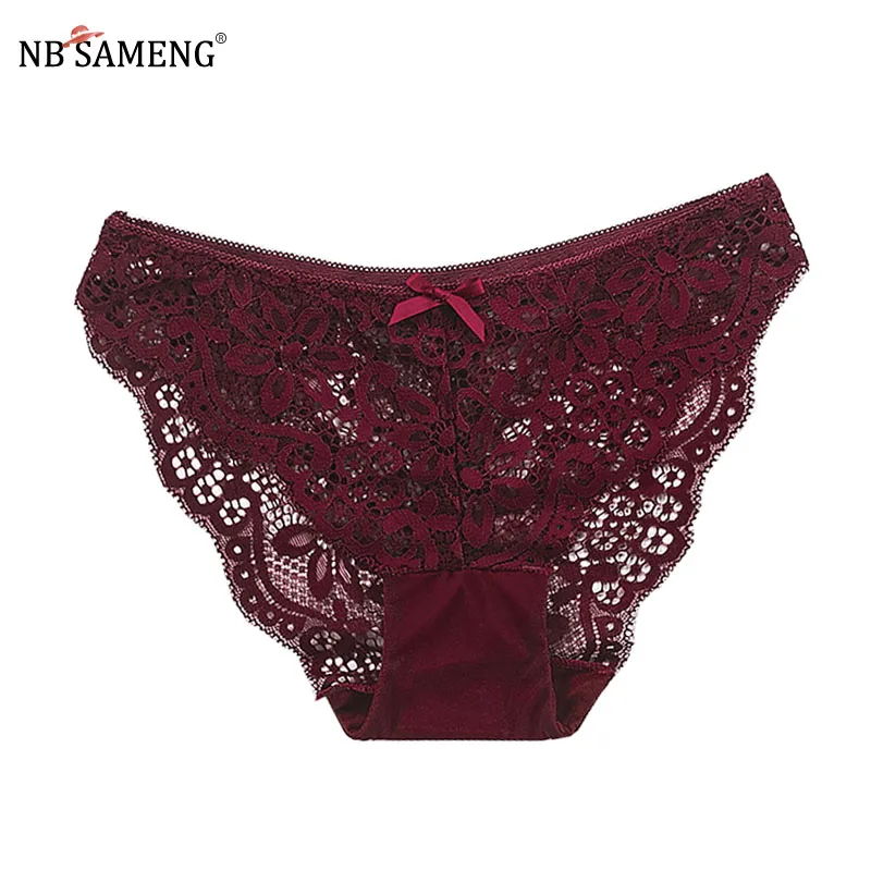 Нижнее белье Для женщин кружева трусы удобные дышащие Бесшовные Твердые 2018 новый