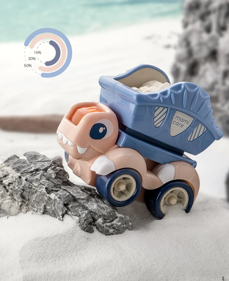 Дети моделирования инженерные игрушки автомобиля DIY динозавр экскаватор миксер грузовик раннего образования имитация автомобиля с музыкой светильник