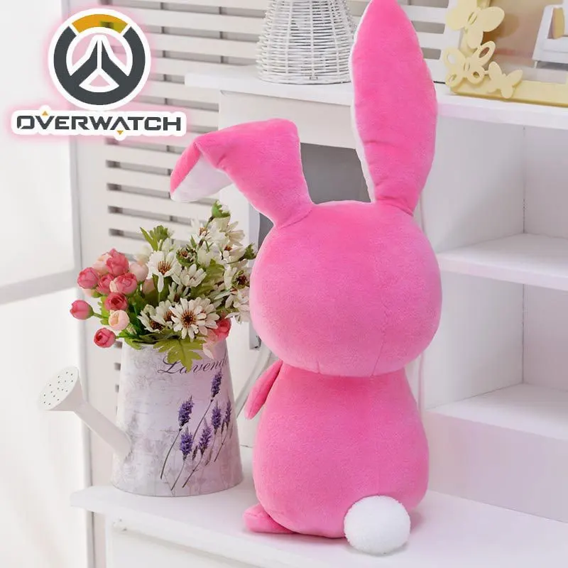 1 шт. 50 см наручные часы Косплей Dva Кролик Плюшевые игрушки Мягкая игра OW мягкие