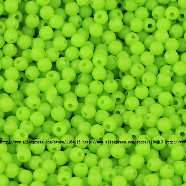 N412 Grass green JHNBY бусинки пирожное с кремом высокого качества акриловые бусины 1000 шт 4 мм круглые неоновые мягкие бусины для украшения браслетов своими руками - Цвет: N412 Grass green
