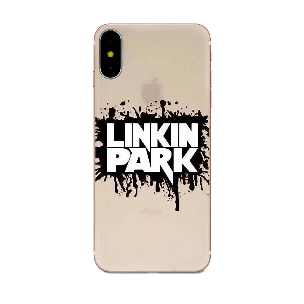 Мягкий ТПУ хипстерский чехол Rock Shox Linkin Park Band для Apple iPhone X XS Max XR 4 4S 5 5C 5S SE 6 6S 7 8
