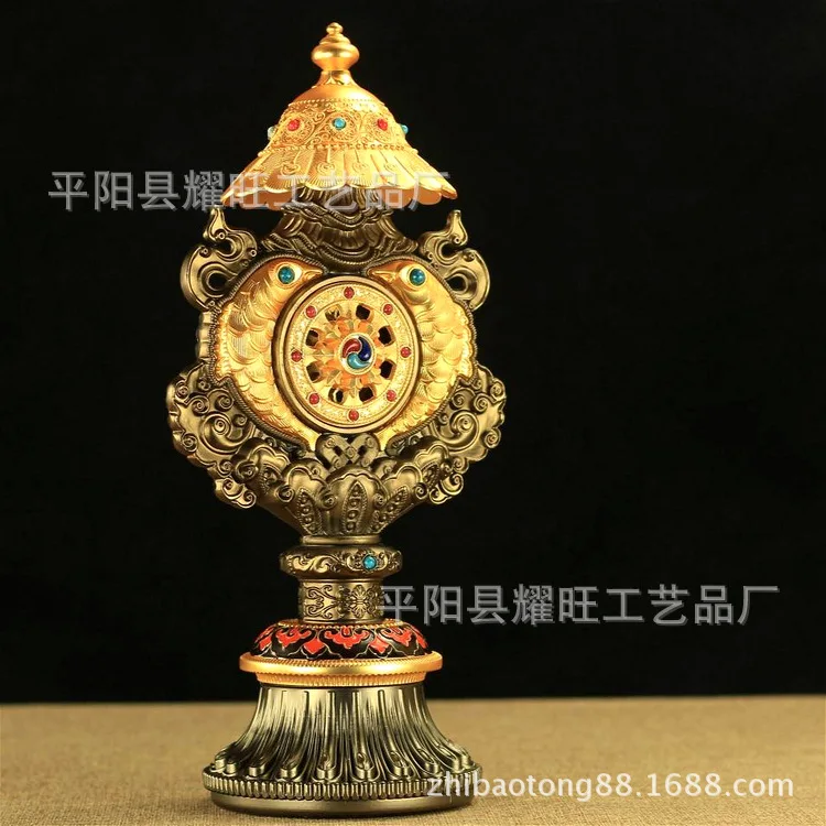 Nepal/copper alloy/eight auspicious furnishing articles/Tibetan buddhist tantric pagoda/multiplier/eight combination | Дом и сад