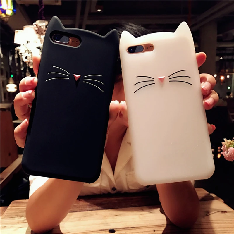 Sycase для samsung S3 S4 S5 S6 S7 S8 S9 Edge Plus Note 3 4 5 8 G530 G360 борода кошачьими ушками на капюшоне