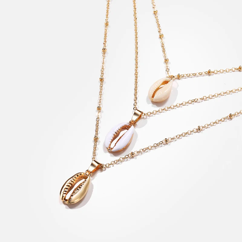 Женский браслет с ракушками IF ME Белый Регулируемый пляжные украшения 2019|Цепочки