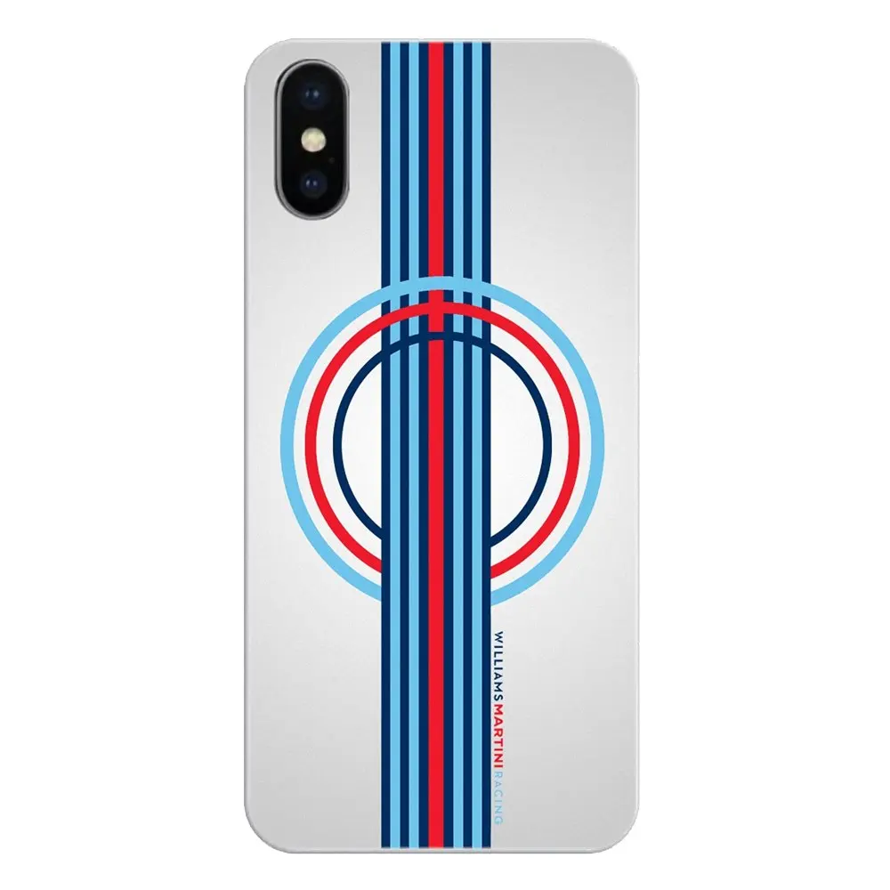 Silicone Phone Shell Case GOP Martini Racing Colores Mueve Logo Print For Apple iPhone 4 4S 5 5S 5C SE 6 6S 7 8 X XR XS Plus MAX |