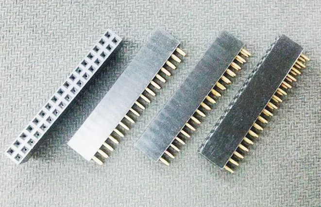 

10 шт., двухрядные штырьковые разъемы, 0,100 мм, 2x17 P, 34 контакта