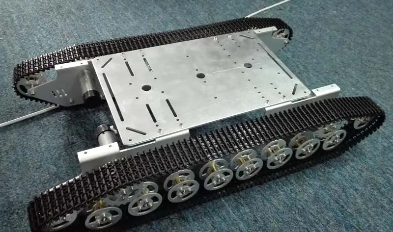 DIY робот металлический Танк шасси 4wd гусеничный автомобиль гусеница гусеничная