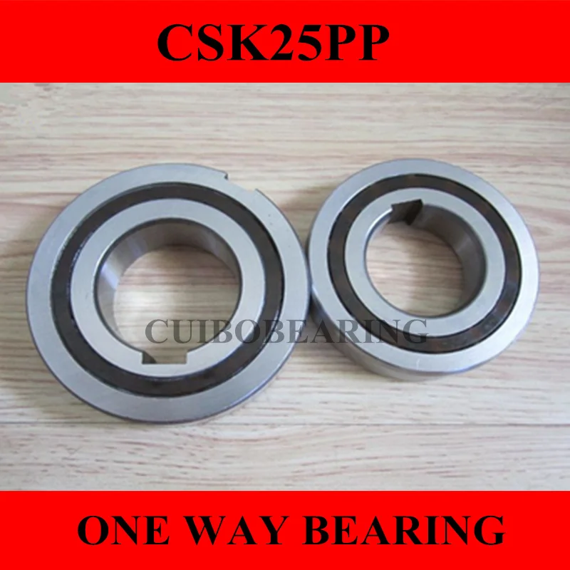

1Pcs CSK25 CSK25PP One Way Bearing 25 x 52 x 15 mm Dual Keyway Free shipping