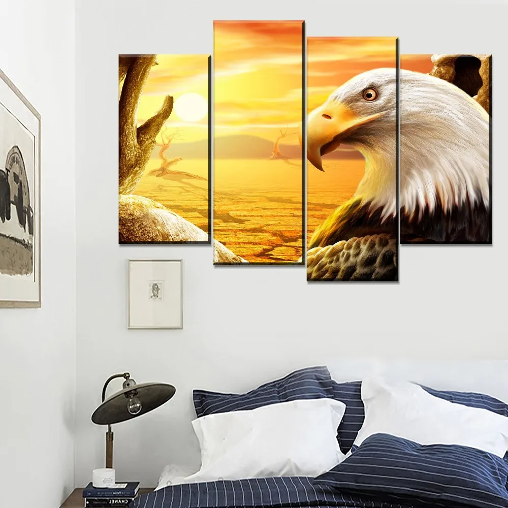 Модульная картина Настенная декоративная рама топовая Печать на холсте 4 шт.