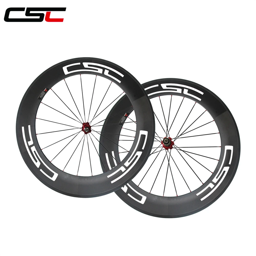 U образный Аэро 25 мм ширина углеродный 88 клинчер шоссейные велосипеды колеса