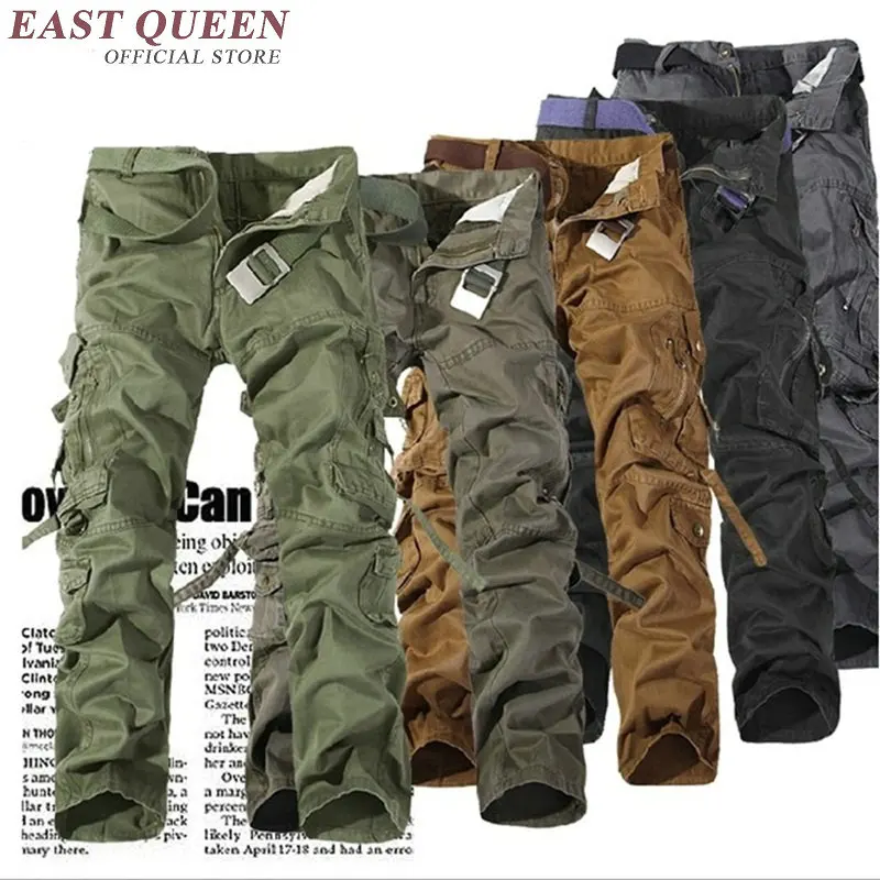 Брюки-карго Мужские штаны-шаровары мужские брюки-карго в Военном Стиле брюки