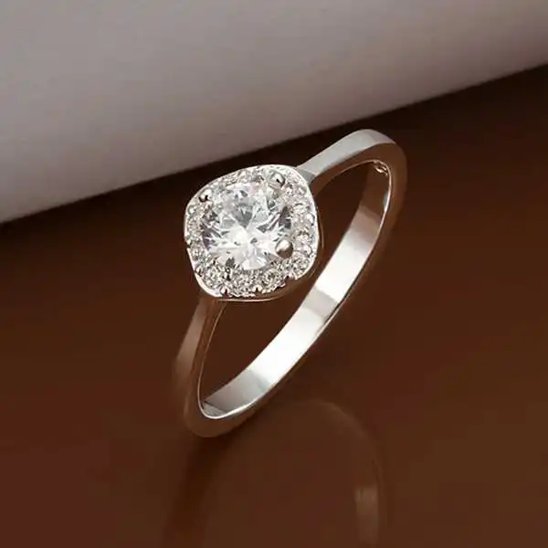 Хит продаж 2015 серебряные кольца для мужчин Австрийские кристаллы модные цены в