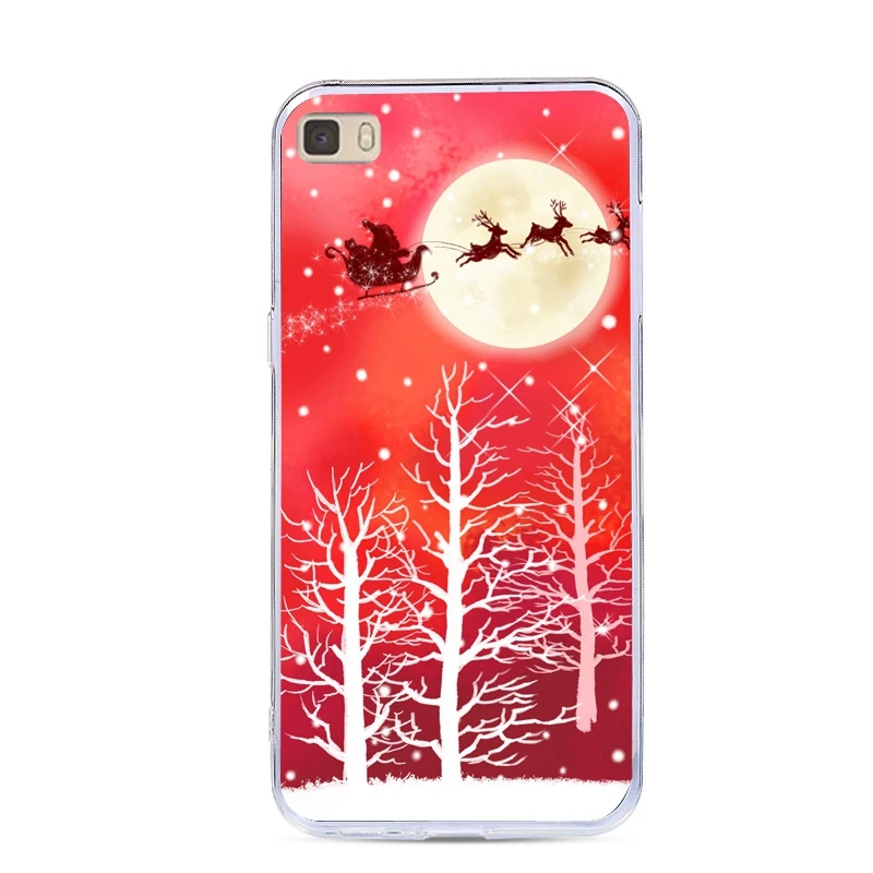 For Huawei P8 Lite Case Christmas Silicone TPU Cover Bag Ascend 2015 P8Lite ALE-L21 Phone Cases |