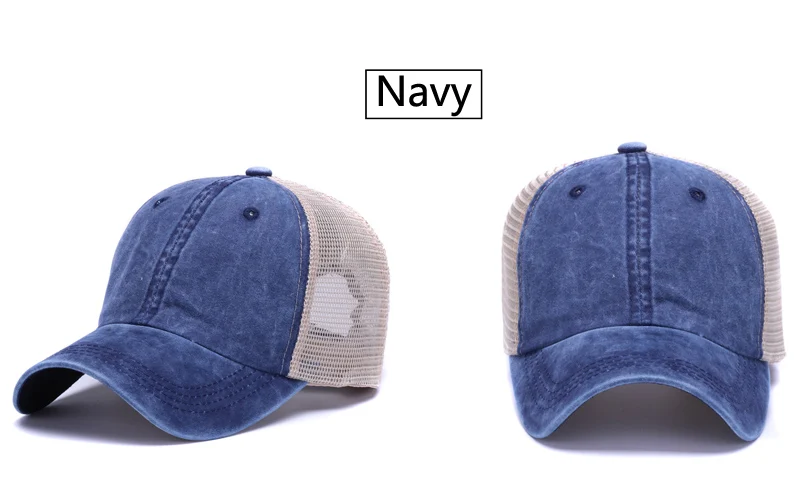 HATLANDER, повседневные однотонные бейсболки, сетчатая Кепка для грузовика, уличная летняя кепка от солнца, сетчатая Кепка gorras chapeau, регулируемая хлопковая кепка snapback