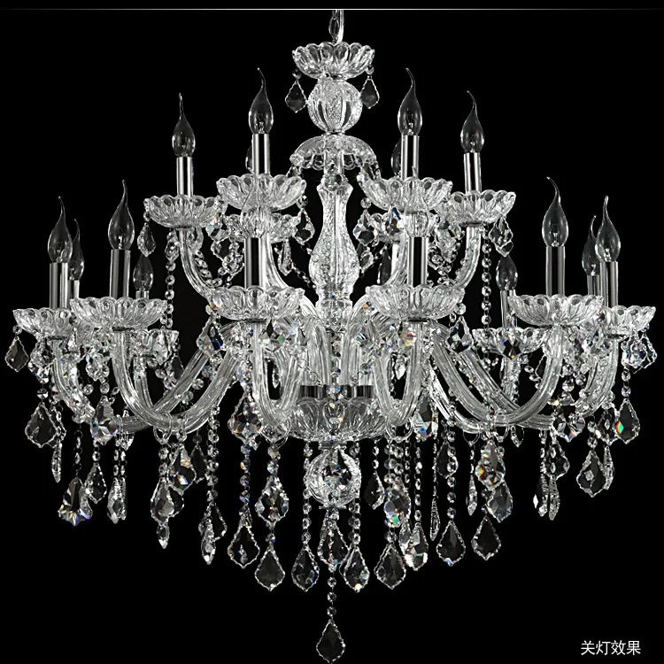 Кристаллический светильник Vitrust K9 светодиодный для дома современный подвесной