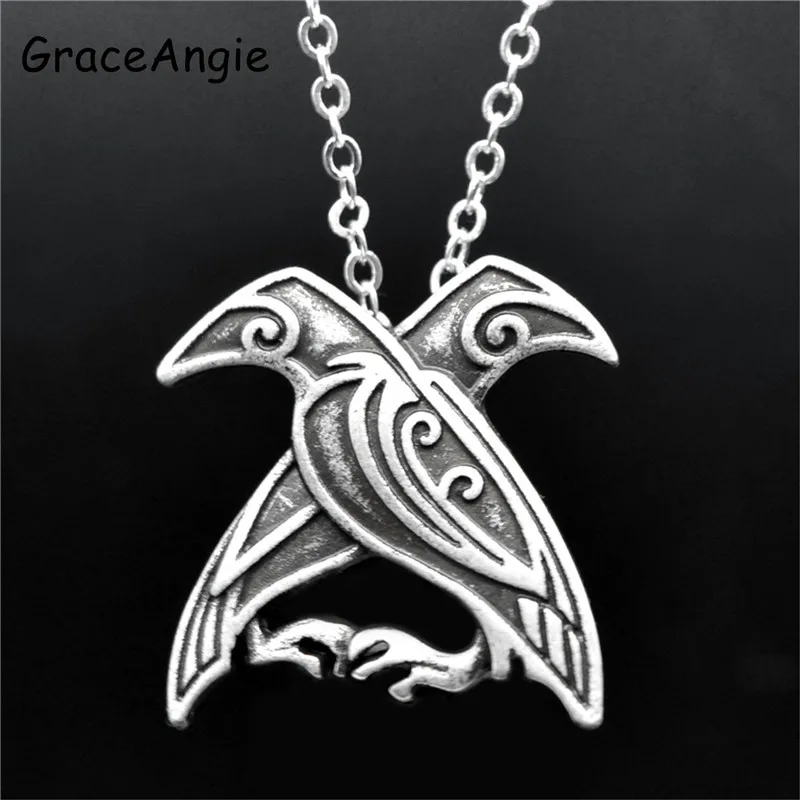 Кулон в виде головы волка GraceAngie Vikings ожерелье с головой норзы ювелирное украшение