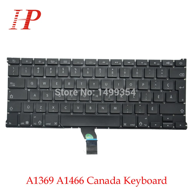 5 шт. новая A1369 A1466 канадская клавиатура для Apple Macbook Air 13 ''A1466 Канада Стандарт 2011