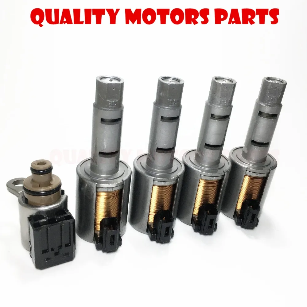 Комплект из 5 соленоидов клапанов трансмиссии RE0F11A JF015E CVT7 для Nissan Chevy Mitsu Suzuki|solenoid