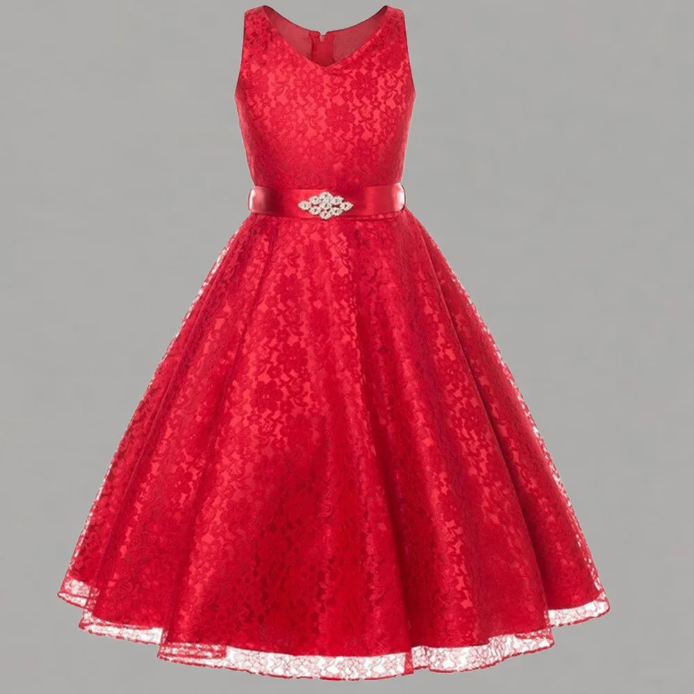 Детское кружевное платье без рукавов для мальчиков и девочек новинка лета 2017 |