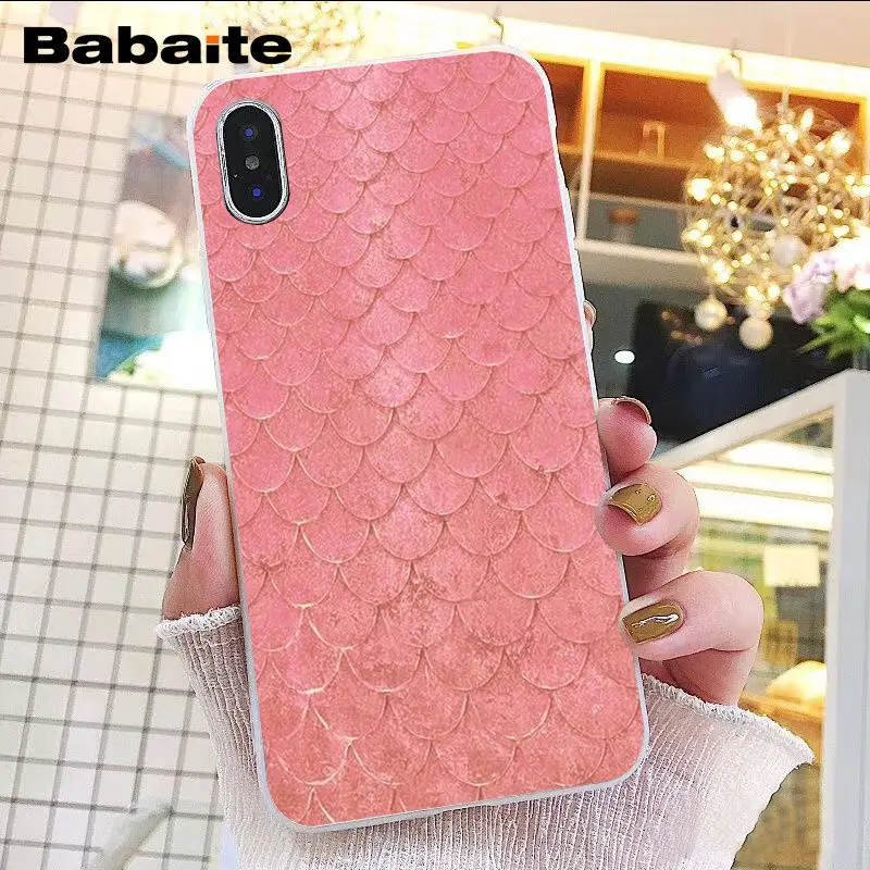 Babaite модная Русалка хвост Bling масштаб чехол для телефона iphone 11 Pro 11Pro Max 8 7 6S Plus 5 5S SE XR X XS MAX 10 Coque