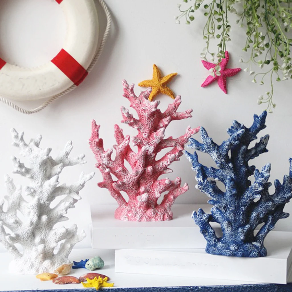 10 дюймовый Коралловый аквариум Декор риф кораллы украшение подводное подходит