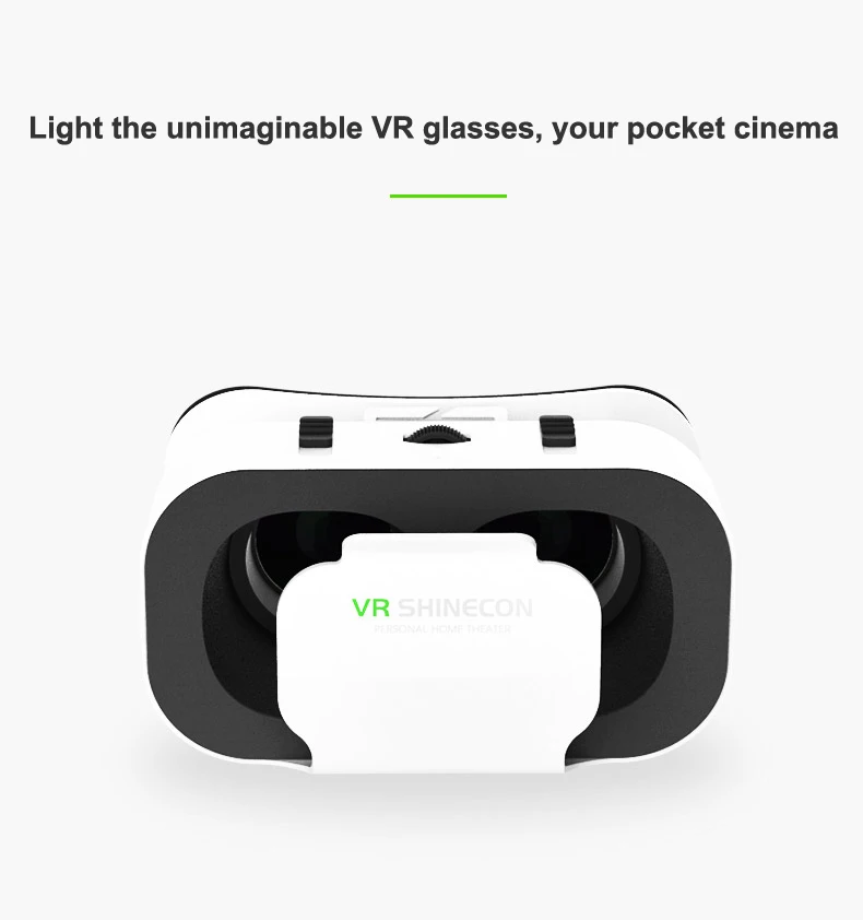VR Shinecon G05A вр видео шлем виртуальной реальности очки 3D 3 D для iPhone Android VR смартфона умные виар игр смарт смартфонов дополненной телефона комплект видеоочки с экраном контролерами стерео активные нейрошлем