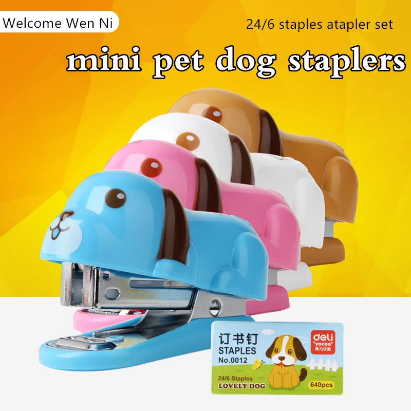 Милый деревянный мини степлер для суши прочный высококачественный школьный офис