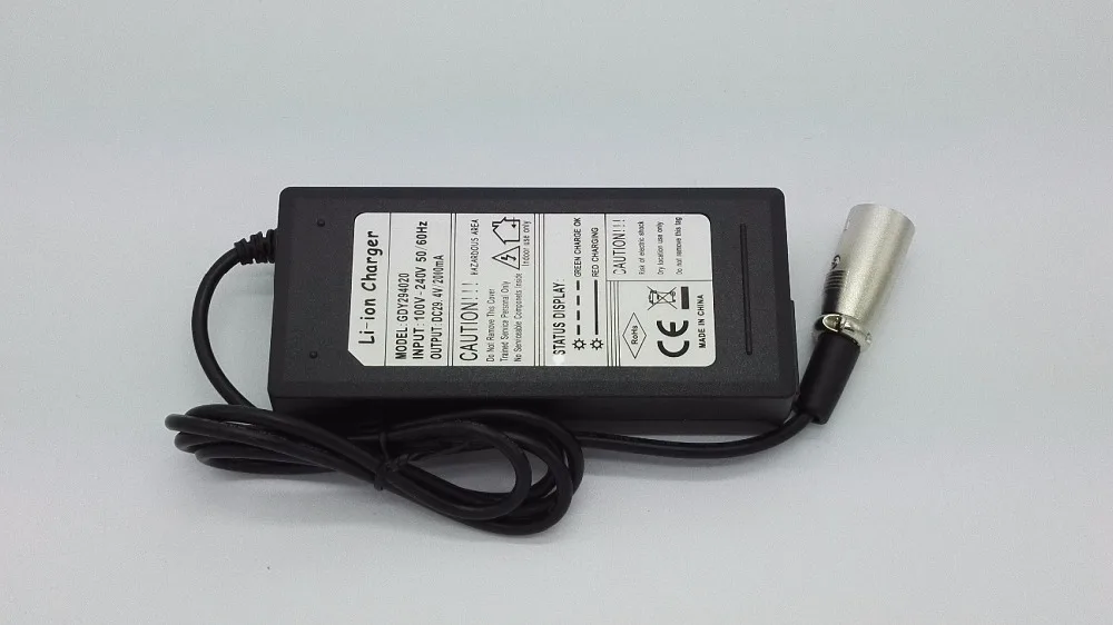 100 240VAC 24V (29 4) V 2A 7S Lipo/li ion зарядное устройство для электрического велосипеда|electric