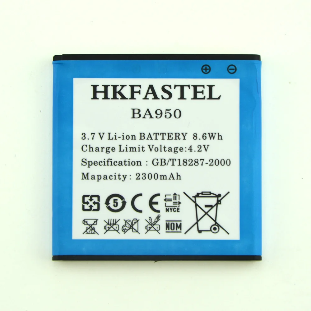 Hkfastel Оригинальный Новый BA950 литий-ионный аккумулятор для мобильного телефона sony