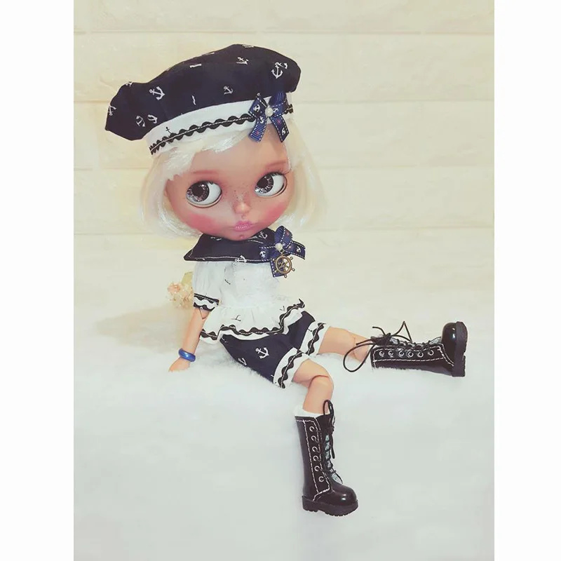1 пара 1/6 масштаб Середины икры Мартин кукольная обувь для Blyth Pullip Azone Barbies Monster