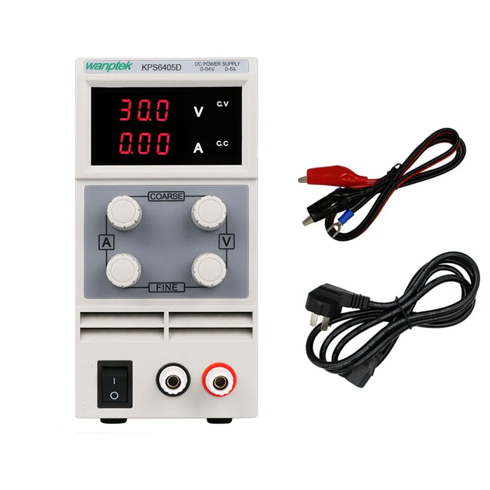 KPS6405D 64V5A светодиодный цифровой Регулируемый мини DC источник питания маностат
