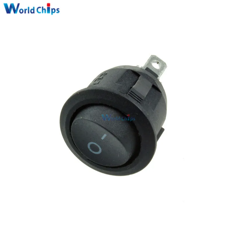 5 шт. мини 3 контактный круглый черный SPDT вкл. ВЫКЛ.|rocker switch pin|switch blackswitch mini |