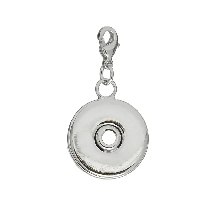 Застежка карабин для женщин серебристая застежка с круглым замком ювелирных