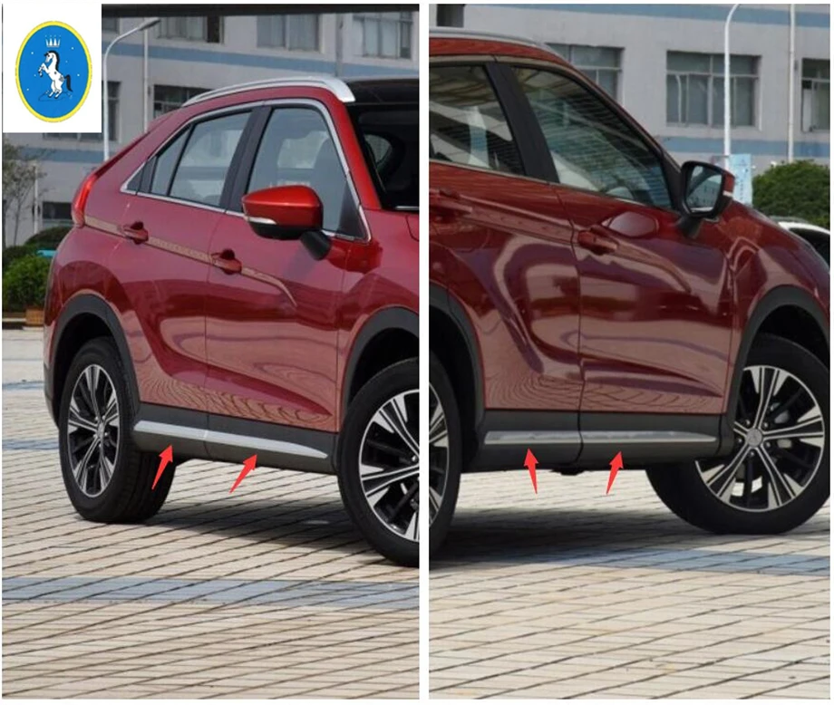 

Yimaautotrims Auto Accessory Body Molding Door Line Garnish Protector Guard Lining Trim For Mitsubishi Eclipse Cross 2018 - 2021