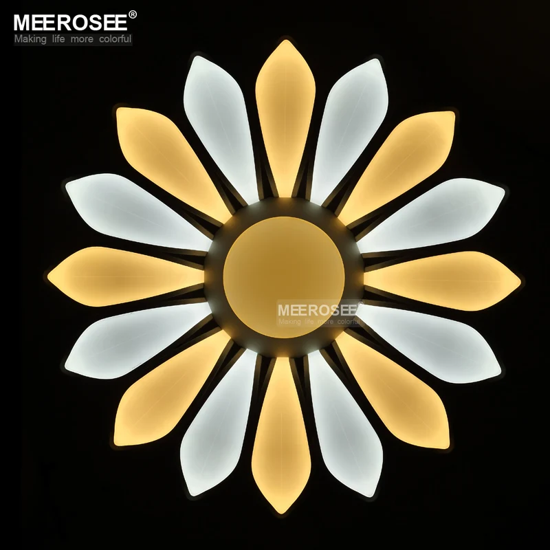 Большой светодиодный светильник для люстры акриловый с 16 лепестками цветов