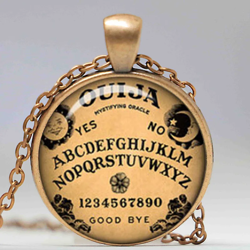 Ouija подвеска доска ожерелье стеклянный купол Подвеска Ожерелье | Украшения и