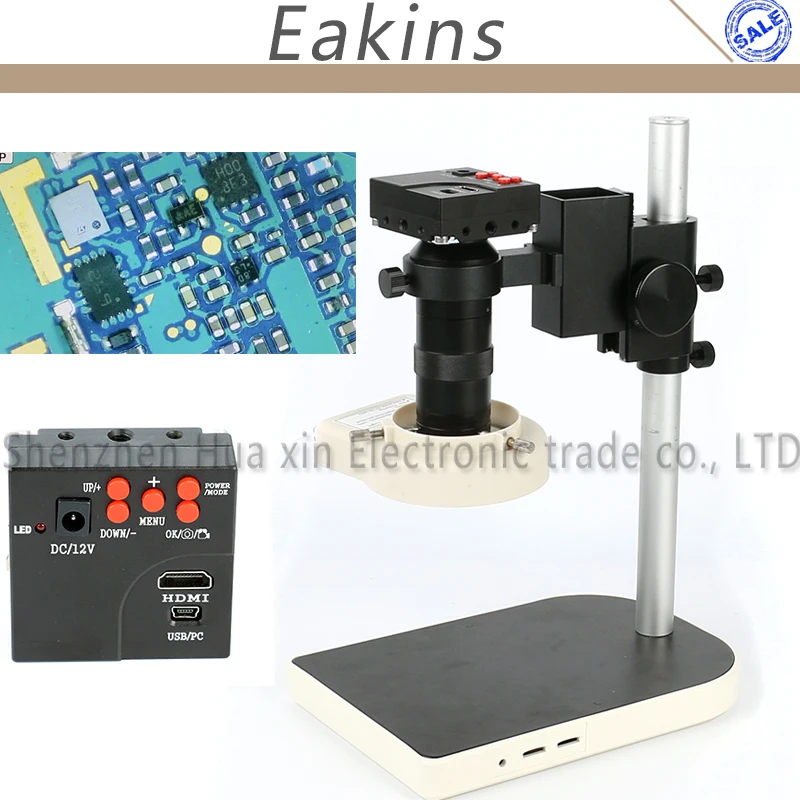Микроскоп промышленный 16 МП 1080P Full HDMI HD 60F/S|microscope camera|video microscopemicroscope set |