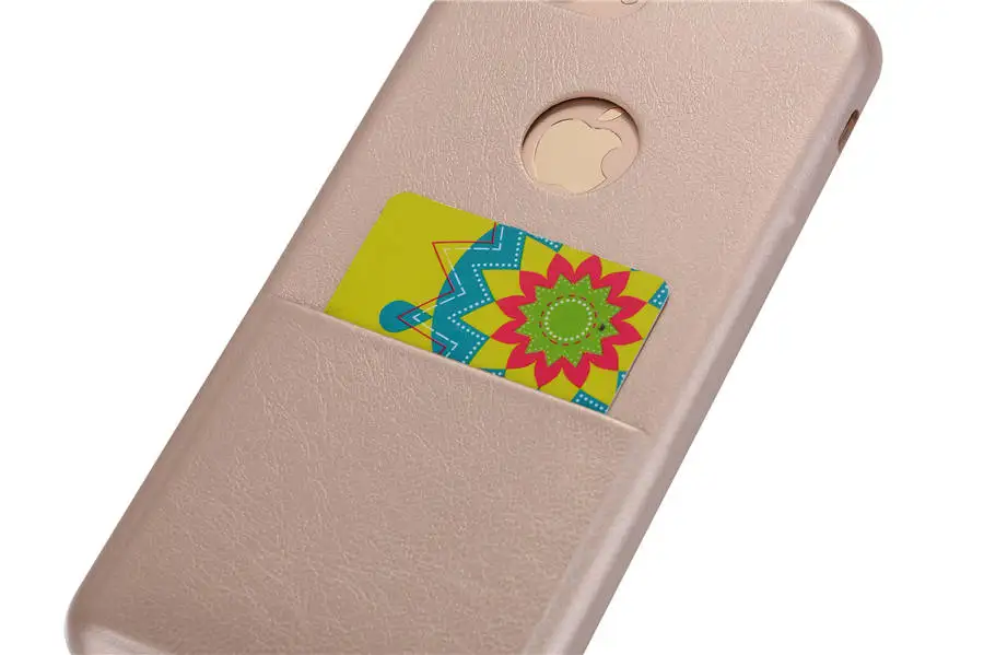 HYXXTE Ultra Thin Leather Case Cover for Apple iphone 6 6S 7 Plus Microfiber Shockproof Protective Shell with Card Slot Holder |