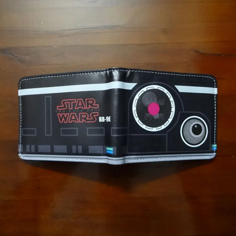 Новое поступление Звездные войны Женские Кошельки фильмы аниме starwar кошелек доллар цена мешок денег подарок для мальчиков и девочек кожа короткие бумажник