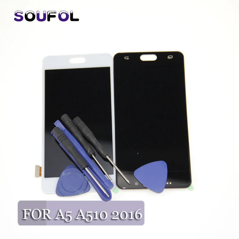 1 шт. для Samsung Galaxy A5 2016 A510F A510M A510FD A5100 A510Y кодирующий преобразователь сенсорного