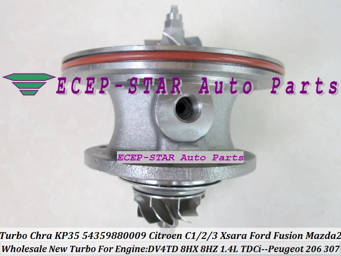 Картридж турбо CHRA Core KP35 54359880009 54359700009 для Citroen C1 C2 C3 Xsara Mazda 2 PEUGEOT 206 307 DV4TD 8HX 1.4L|turbo