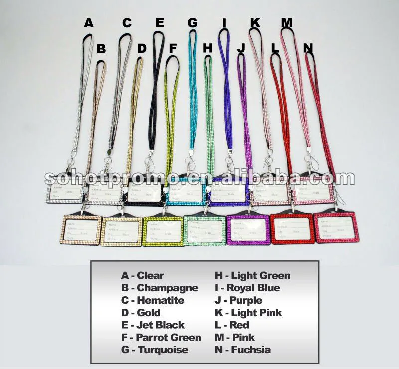 100 шт. блестящий прозрачный шейный ремешок на заказ с горизонтальной пластиной из