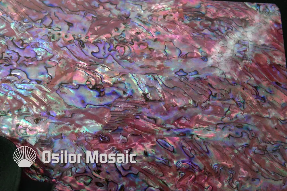 Окрашенный ламинат перламутровой раковины розового цвета для музыкальных