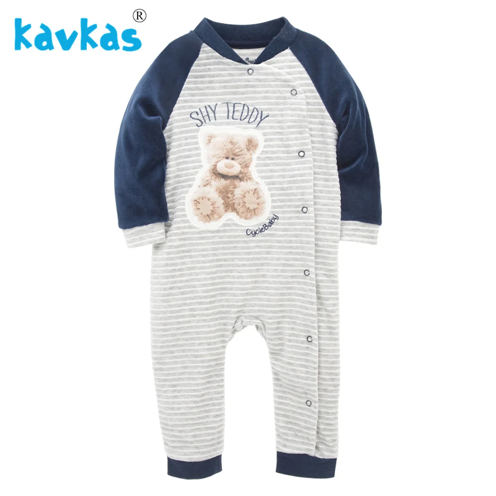 PY1166 Kavkas/Детские комбинезоны; зимние теплые хлопковые рождественские комбинезоны с длинными рукавами для новорожденных девочек; Roupas De Bebes - Color: PY1166