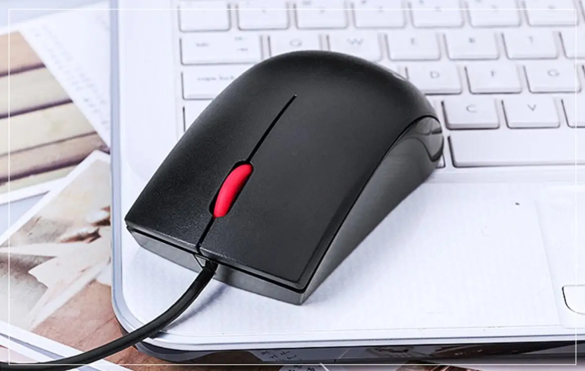Lenovo проводная мышь Колесо Мини 3D мыши USB мышь M120 1000 dpi USB оптическая для компьютера MAC PC ноутбука